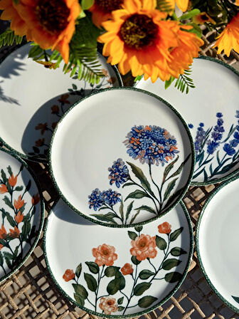 Porland Flower Garden 6 Kişilik Servis Tabağı 24CM 04PPO000225