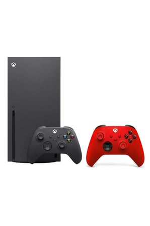 Microsoft Xbox Series X + 2. kol 9.Nesil Wireless controller Kırmızı ( İthalatçı Garantili )