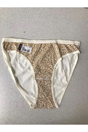 12'li Paket Bayan Kadın Desenli Bikini Külot Asorti Kilot