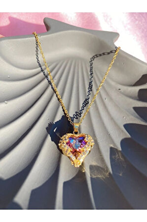 Okyanusun Kalbi Çelik Kolye