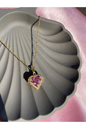 Okyanusun Kalbi Çelik Kolye