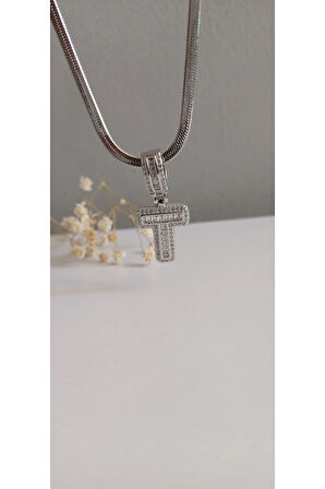 HARF KOLYE ÇELİK KADIN T HARFİ BALON HARF TAŞLI NAZAR BONCUKLU TREND 316 L ÇELİK VİP KOLYE