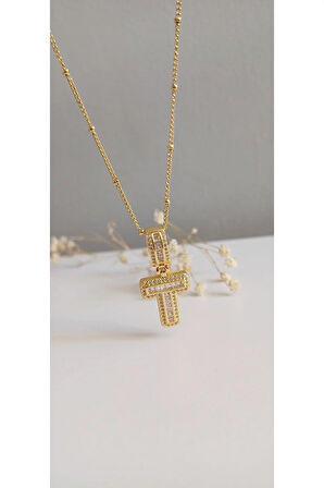 HARF KOLYE ÇELİK KADIN T HARFİ BALON HARF TAŞLI NAZAR BONCUKLU TREND 316 L ÇELİK VİP KOLYE