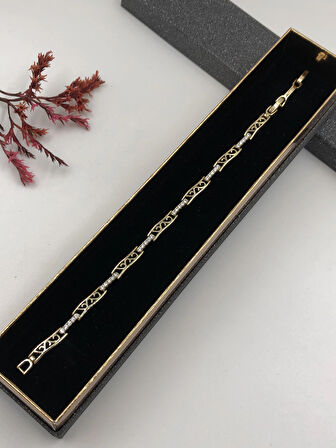 Şıklığın Tamamlayıcısı! Xuping Altın Renk Kadın Bileklik 14 K Gold Renk 17+2 Cm kutulu Renk Atmaz