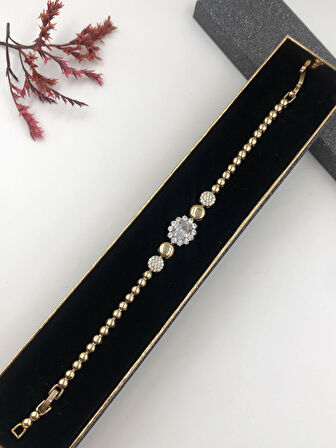 Şıklığın Tamamlayıcısı! Xuping Rose Renk Kadın Bileklik Bakır Renk 17+2 Cm kutulu Renk Atmaz