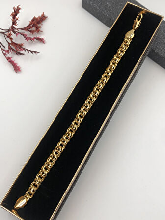 Şıklığın Tamamlayıcısı! Xuping Rose Renk Kadın Bileklik Bakır Renk 19 Cm kutulu Renk Atmaz