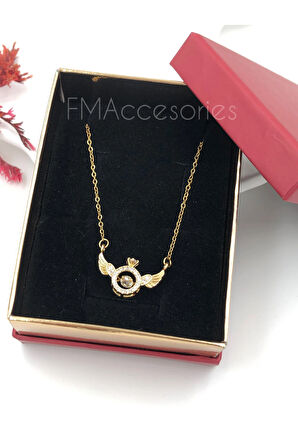 Çelik Kadın Kolye Paslanmaz Çelik 14k Gold Kadın 45 cm Kolye Antialerjik HEDİYE KUTULU