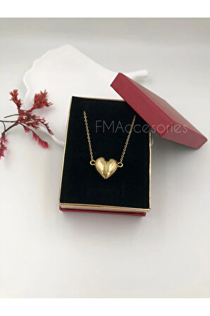 Çelik Kadın Kolye Paslanmaz Çelik 14k Gold Kadın 45 cm Kolye Antialerjik HEDİYE KUTULU