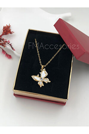 Çelik Kadın Kolye Paslanmaz Çelik 14k Gold Kadın 45 cm Kolye Antialerjik HEDİYE KUTULU