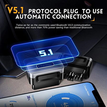 Fnirsi OBD2 FD10 Araba Dedektörü