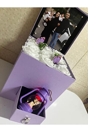 Muhteşem kişiye özel karküreli yıldönümü kutusu