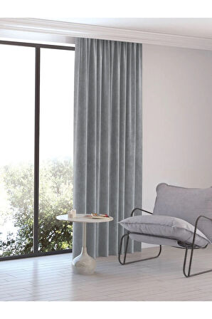 Düz Renk Fon Perde 2 Parça 145cm x 245cm