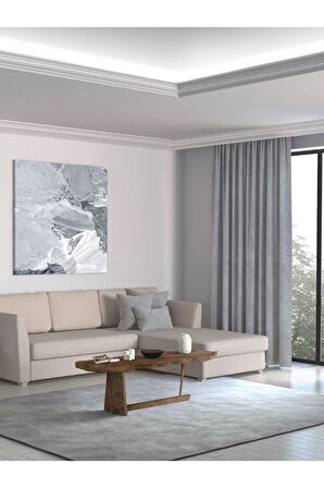 Düz Renk Fon Perde 2 Parça 145cm x 245cm