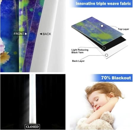 Özel Tasarım Marka Dijital Baskı Marka Organik Pamuklu Çift Kanat 2 Adet Fon Perde Premium Mikropetek Oda Karanlığı Gümüş Kırmızı Çiçekli Güllü Isı Ses yalıtımlı