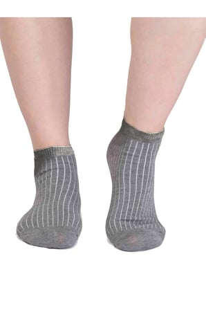 6”çift Kadın Extra Yumuşak Pastel Fitilli Çorap (dikişsiz Burun)