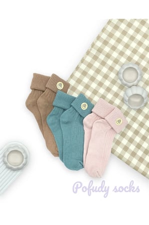 3 Çift Kadın Organik Pamuklu Lambswool Çorap Seti