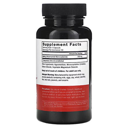 Force Factor, NMN, 300 mg , 30 Vegetable Caps