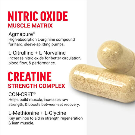 Force Factor Volcano PreWorkout Nitric Oxide Booster for Men with Creatine and L-Citrulline Pump 120 Capsules