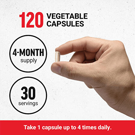 Force Factor Fundamentals Tribulus Terrestris Max 120 Vegetable Caps