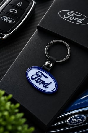 Anahtarlık Ford Logolu Metal Halka Şık Detaylı Oto Anahtarlık Sportif Tasarım