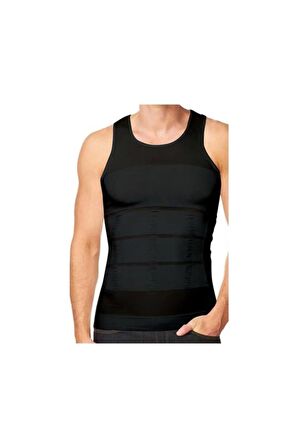 Erkek Siyah Korse Atlet Göbek Saklayıcı Sekıllendırıcı Atlet Korse