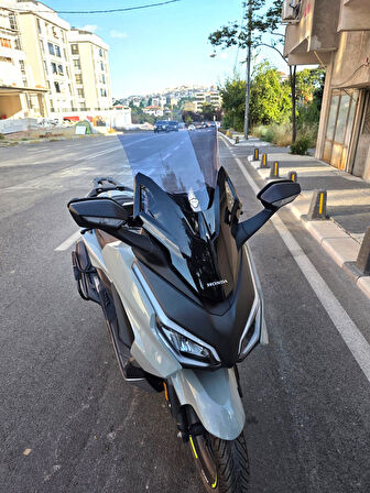 MOTOCAM Honda Forza Siperlik Ön Cam 2021-2025 Model 60cm Füme Renkli 4mm