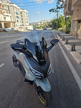 MOTOCAM Honda Forza Siperlik Ön Cam 2021-2025 Model 60cm Şeffaf Renkli 4mm