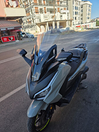 MOTOCAM Honda Forza Siperlik Ön Cam 2021-2025 Model 60cm Şeffaf Renkli 4mm