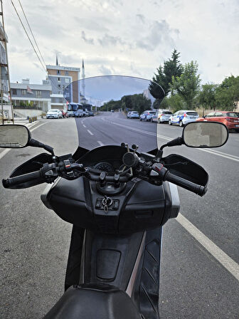 MOTOCAM Honda Forza 300 Siperlik Ön Cam 2014-2017 Model 75cm Füme Renkli 4mm