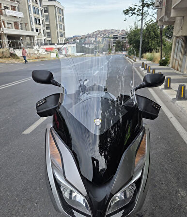 MOTOCAM Honda Forza 300 Siperlik Ön Cam 2014-2017 Model 75cm Şeffaf Renkli 4mm