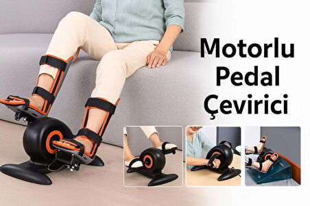 Bacak Sabitleme Kayışlı Motorlu Egzersiz Robot Bisikleti – Evde Fizik Tedavi İçin