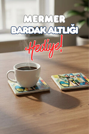 25'li Ödül Maması - Tavuklu & Somonlu - Kedi Ödülü-Mermer Bardak Altlığı Hediyeli