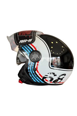 Motosiklet Kaskı Retro Tasarım ECE R-2206 Sertifikalı ( A KALİTE)