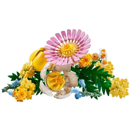 10347 iconic Pembe Çiçek Buketi 373 parça +9 yaş