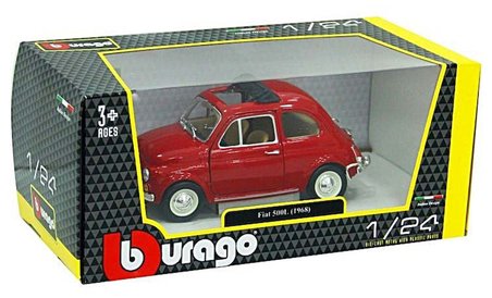 Bburago 1:24 Fiat 500L 1968 Model Araba