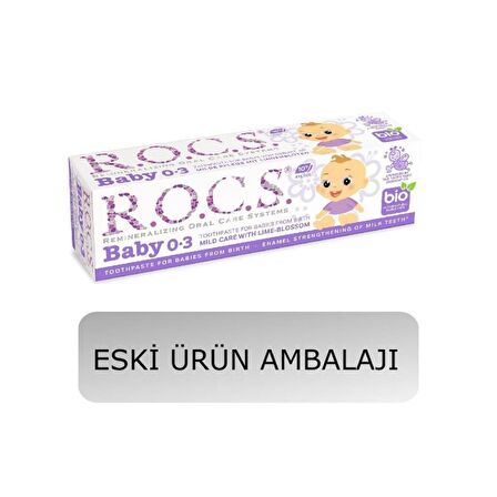 Rocs Baby 0-3 Yaş Diş Macunu Ihlamur Özlü 35 Ml-SKT:06/2026