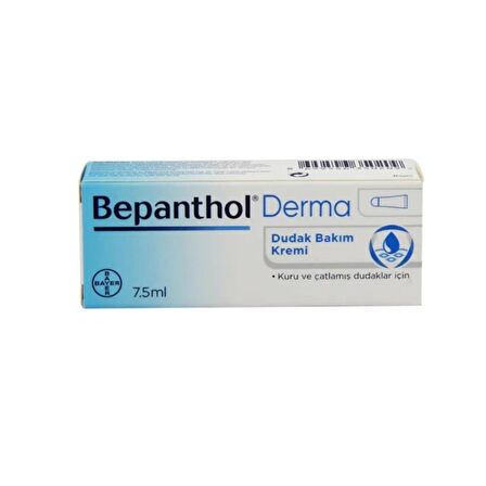 Bepanthol Derma Dudak  Bakım Kremi 7,5 Ml - SKT: 07/2027