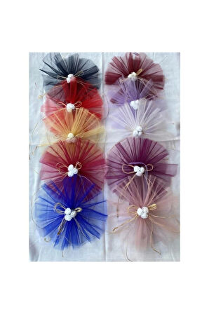 Adet Konvoy Bohça Süsü Asorti 10 Adet Karışık Renk