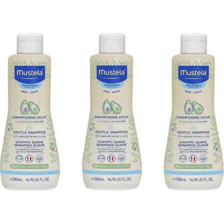 Mustela Gentle Şampuan 500 Ml- 3 ADET - SKT:02/2026