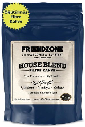 House Blend Filtre Kahve (Öğütülmüş Filtre Kahve) 250 g
