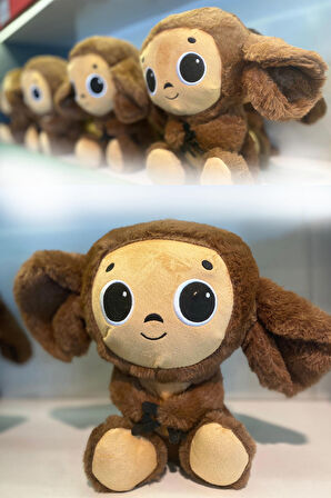 Cheburaskha Monkey Pelüş Oyuncak Maymun Cheburashka 30 Cm Cubrashka