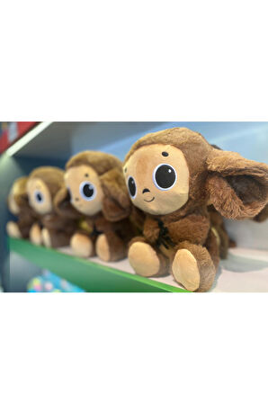 Cheburaskha Monkey Pelüş Oyuncak Maymun Cheburashka 30 Cm Cubrashka