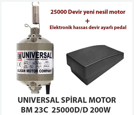 Universal Spiral Freze Motoru 25.000 devir