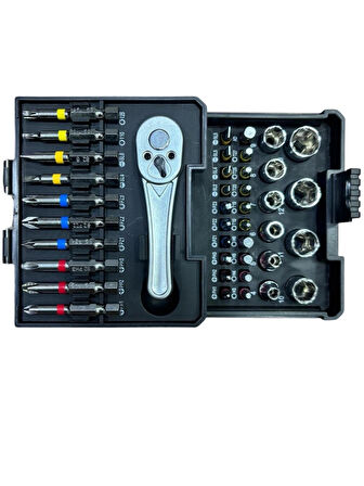Nt Tools 41 Parça 1/4'' S2 Bits ve Cr-V Lokma Seti