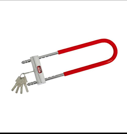  Kilit Direksiyon Motosiklet Bisiklet Kilidi Motorsiklet Halat Zincir Çelik Hırsız Güvenlik 36 cm