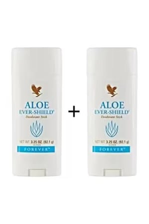 Forever Aloe Ever-Shield Stick Deodorant (Alüminyum Tuzu İçermez) 2 x 92,1 g