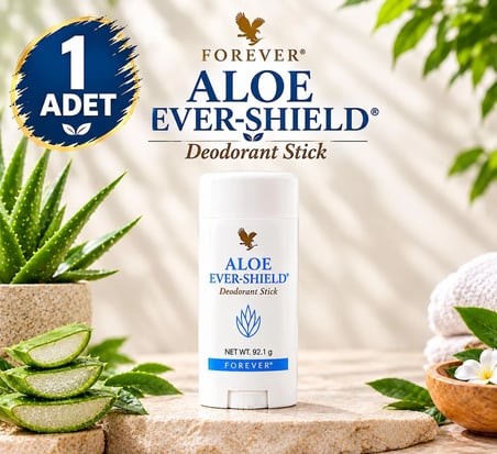 Forever Aloe Ever-Shield Stick Deodorant (Alüminyum Tuzu İçermez) 92,1 g
