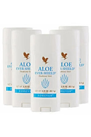 Forever Aloe Ever-Shield Deodorant Stick 92.1Gr -(Alüminyum Tuzu İçermez)- 5 adet