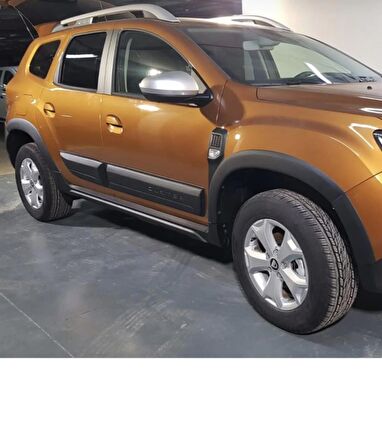 Dacia Duster Çamurluk Dodik Düz Model Mat Siyah Renk Duster Yazılı 2018-2023 Dodic ;