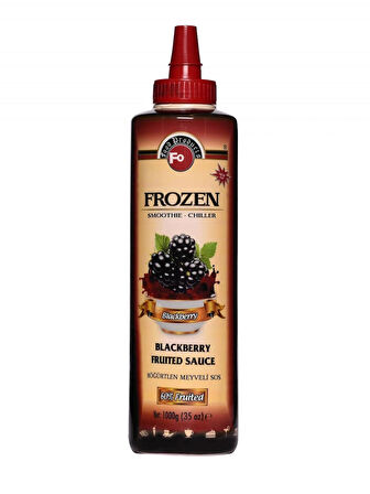 Böğürtlen Meyveli Sos Püre Frozen 1 kg